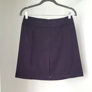 Loft - Petite Navy Blue Mini Skirt, Size 4